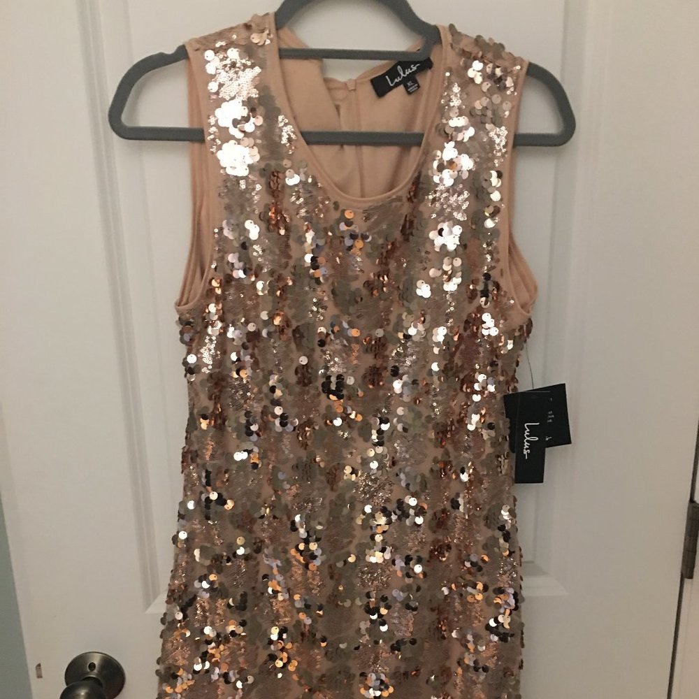 LULU Dress in Gold